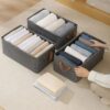 3 Pcs Wardrobe Clothes Organizer Storage Box